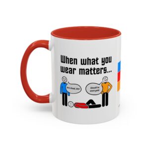 He's Dead, Jim Humorous Satirical Star Trek-style Coffee Mug